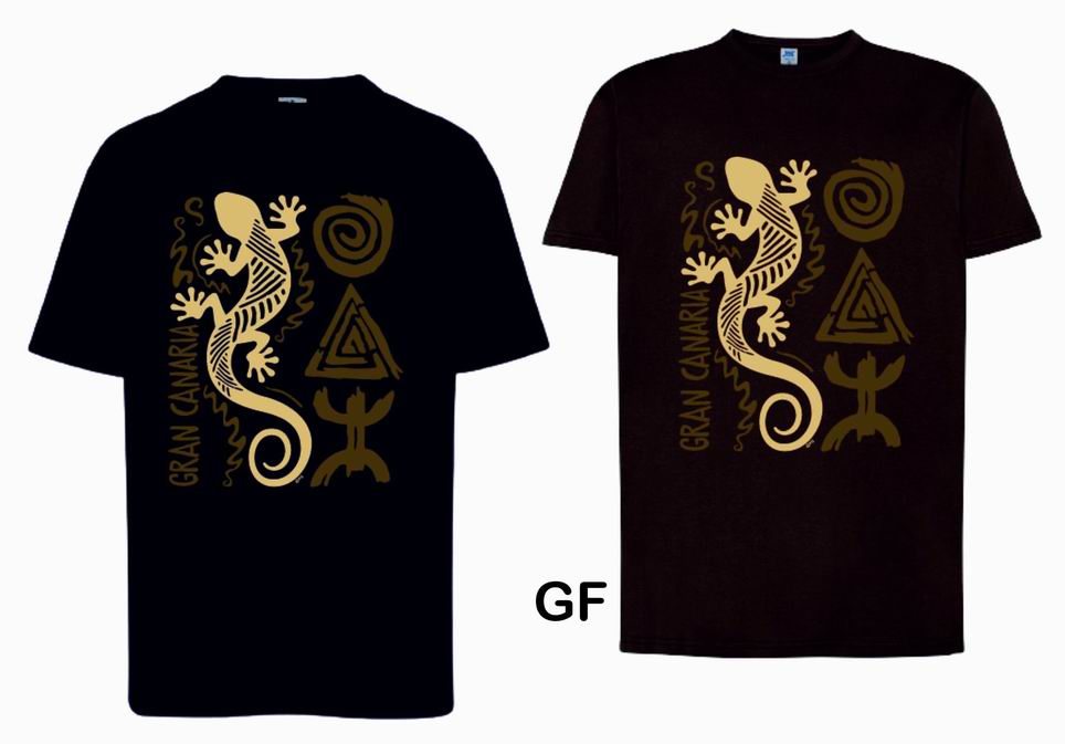 CAMISETA ADULTO LAGARTO ORO